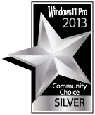 Windows IT Pro Best Utility 2013 Silver Medal