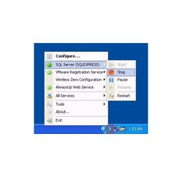 Manage your Windows Services from the Taskbar