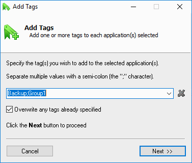 Add Tags to Multiple Services