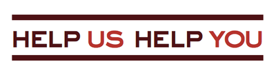 Help us help you Help us help you