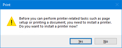No printers when Spooler is stopped