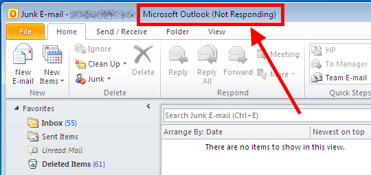 outlook accounts not responding outlook accounts not responding