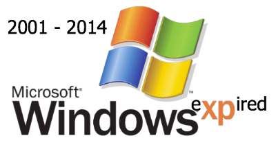 Windows XP support ends in 2014