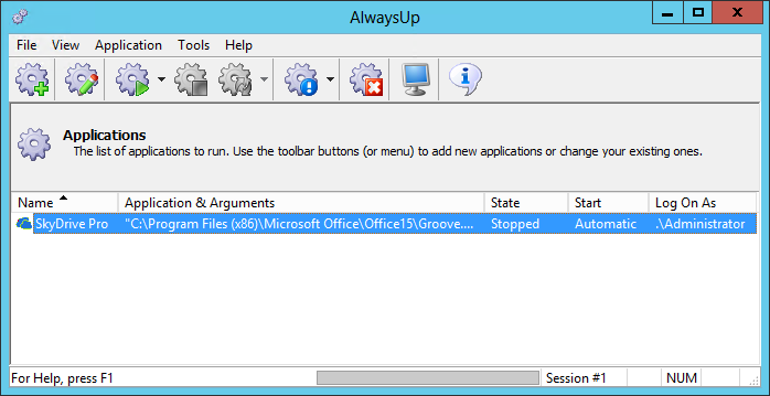 SkyDrive Pro Windows Service: Created