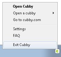 Exit Cubby