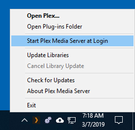 Stop Plex Media Server Start at Login