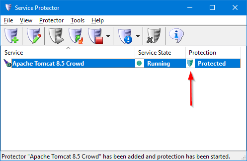 Crowd Windows Service: Protected