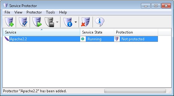 Apache Windows Service: Created