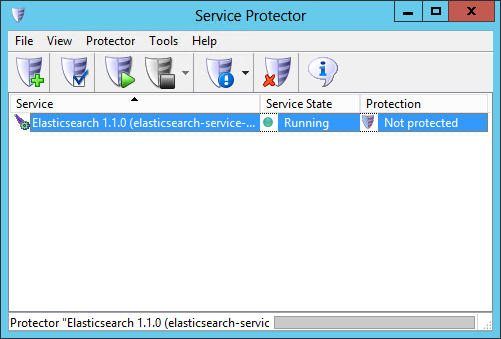 Elasticsearch Windows Service: Created