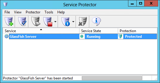 GlassFish Windows Service: Protected