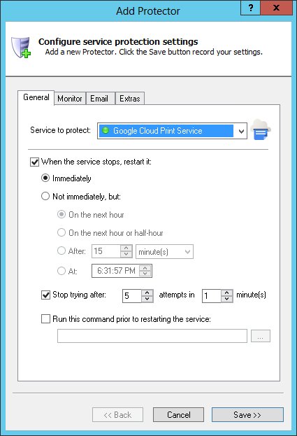 How to Keep Google Cloud Print even if it Crashes or Fails | Service Protector