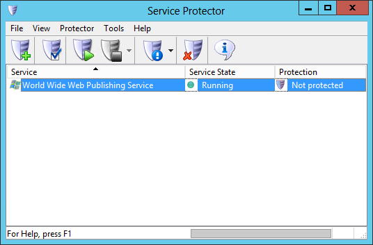IIS Windows Service: Created