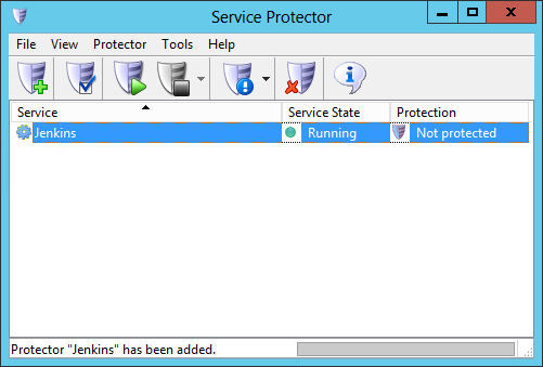 Jenkins Windows Service: Created