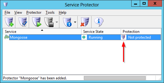 Mongoose Windows Service: Created
