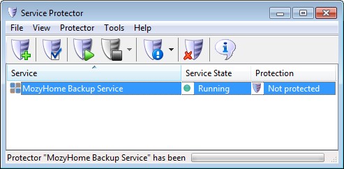 Mozy Windows Service: Created