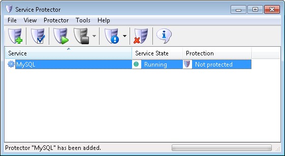 MySQL Windows Service: Created