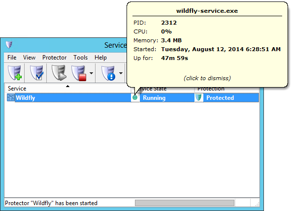 WildFly Windows Service: Service Details