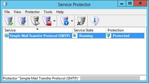 SMTP Windows Service: Protected