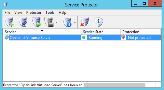 Virtuoso Windows Service: Created