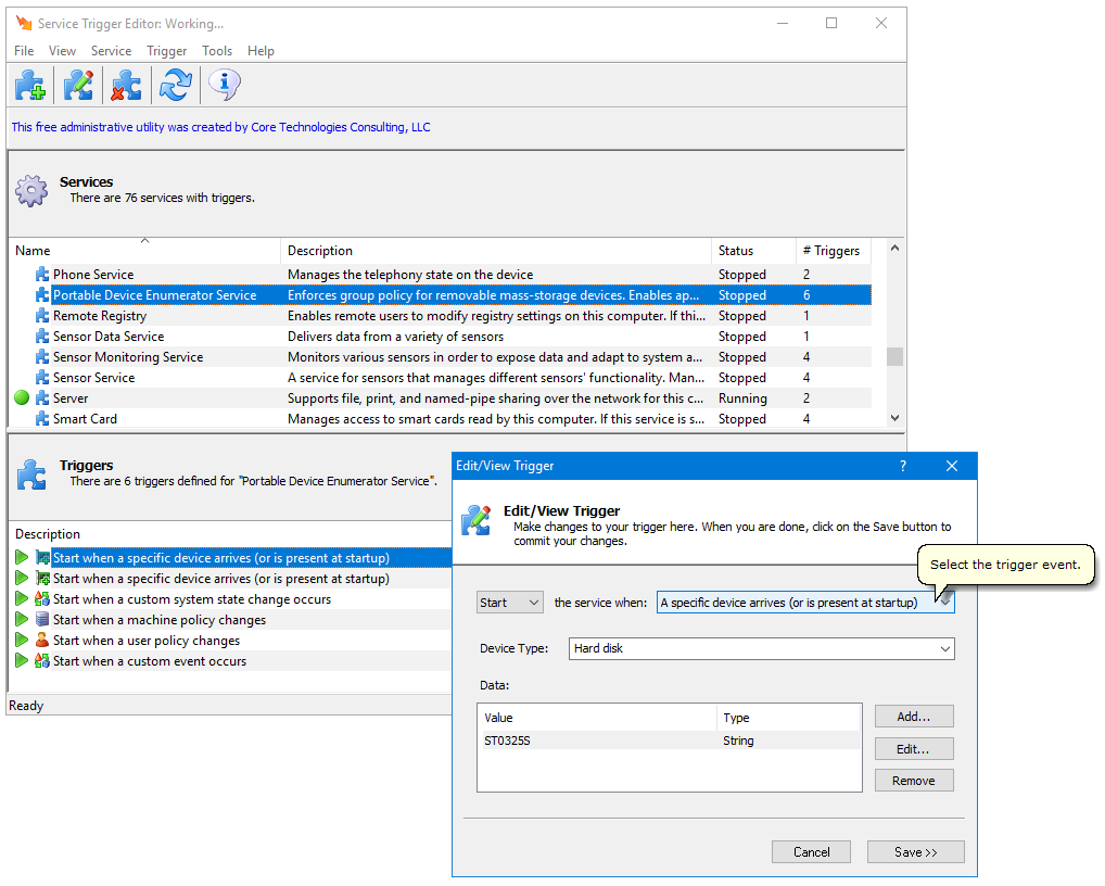 How to run a command in cmd.exe off of a trigger