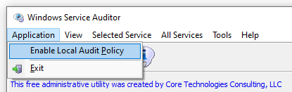 Disable Local Audit Policy settings